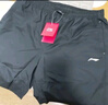李寧（LI-NING）運(yùn)動短褲男夏季透氣薄款寬松休閑戶外速干跑步健身冰絲五分褲 曬單實(shí)拍圖