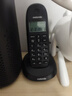 摩托羅拉（Motorola）CL101C數(shù)字無(wú)繩電話機(jī) 無(wú)線座機(jī)子母機(jī) 辦公家用大屏幕 雙清晰免提固話（插電話線或光貓使用） CL101C一拖一黑色 曬單實(shí)拍圖