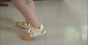 達芙妮女童鞋運動(dòng)鞋春秋夏季新款兒童網(wǎng)眼透氣鞋子超輕德訓鞋 黃色30碼 曬單實(shí)拍圖