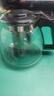 茶具玻璃泡茶杯茶壺套裝家用茶具辦公室茶水分離器茶杯套裝 1000ML泡茶壺1個(gè) 1件 曬單實(shí)拍圖