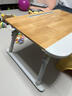宜家床上小桌子筆記本電腦桌加大可升降大學(xué)生宿舍懶人寫(xiě)字桌折疊書(shū)桌 天然橡膠木面板(60*40CM)原木色 曬單實(shí)拍圖