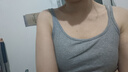 SecretWorld吊帶背心女免穿文胸一體式薄款美背春夏外穿內(nèi)搭上衣無袖新款辣妹 奶咖+麻灰【V字美背】 L 【110-130斤/卡碼拍大】 曬單實拍圖