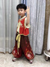 G.DUCKKIDS小黃鴨童裝哪吒衣服女童套裝夏季兒童漢服女孩短袖長褲六一演出服 紅色套裝 100 尺碼2~3歲【90-100cm】cm 曬單實拍圖