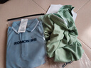 羅蒙（ROMON）兩件裝短袖t恤男翻領(lǐng)夏季新款冰絲透氣polo領(lǐng)打底男士商務(wù)體恤衫 灰綠+豆綠 XL 曬單實拍圖