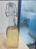 京悠雨日本進口玻璃酒瓶空瓶密封泡酒瓶子白酒自釀存裝分裝儲酒容器 兩斤裝1000ML*2【送漏斗+標簽】 曬單實拍圖