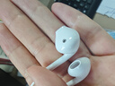 飛利浦（PHILIPS）有線耳機半入耳式 音樂耳機 3.5mm接口 電腦筆記本手機適用 網(wǎng)課辦公麥克風 TAE1008 白色 曬單實拍圖