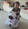 歐樂(lè)童兒童電動(dòng)車(chē)漂移平衡車(chē)遙控童車(chē)可充電太空人網(wǎng)紅嬰幼兒代步車(chē) 白遙控款+雙驅(qū)+可旋轉(zhuǎn)+6V7大電瓶 曬單實(shí)拍圖