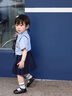 G.DUCKKIDS小黃鴨童裝女童套裝夏季兒童衣服女大小童朱迪警官學(xué)院風(fēng)襯衫套裝 藏青色 100 尺碼2~3歲【90-100cm】 曬單實(shí)拍圖