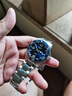 浪琴LONGINES瑞士男表康卡斯藍(lán)色灰色潛水L37824966日歷機(jī)械300米防水 L3.782.4.96.6藍(lán)盤陶瓷43MM 曬單實(shí)拍圖