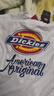dickies 純棉短袖T恤男 情侶男女同款 印花休閑百搭上衣7087 白色 L 曬單實拍圖