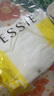 JESSIE簡約V領(lǐng)七分袖單排扣針織空調(diào)開衫春新款 白色 L 曬單實(shí)拍圖