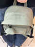 LEE輕盈簡(jiǎn)約學(xué)生書(shū)包男2025秋冬新款帽檐雙肩包潮流百搭休閑背包女 甘草綠（小號/可放9.7寸ipad） 曬單實(shí)拍圖