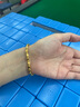 中國(guó)黃金（CHINA GOLD）黃金手鏈女足金小方糖手鏈轉(zhuǎn)運(yùn)珠手串七夕情人節(jié)禮物送女友老婆 足金方糖手串約2.2g*品牌禮盒 曬單實(shí)拍圖