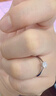 燮樂培育鉆石戒指人工人造鉆飾訂結(jié)婚戒子七夕情人節(jié)送女朋友生日禮物 鉑金50分培育鉆戒D色VS/上海IGI 曬單實(shí)拍圖