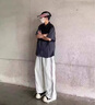 即勢(shì)美式戶外冰絲速干沖鋒褲子男款夏季休閑工裝褲設(shè)計(jì)感闊腿登山長(zhǎng)褲 淺灰色K79-HMFS L 【建議100斤-120斤】 曬單實(shí)拍圖