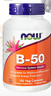 諾奧（NOW）維生素B-50膠囊100粒 美國原裝進(jìn)口海外復合維生素B族B1 B2 B3 B6 1瓶 曬單實(shí)拍圖