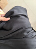 金三塔家居褲女桑蠶絲19姆米重磅真絲氣質(zhì)顯腿長(zhǎng)外穿闊腿長(zhǎng)褲 黑色 L 曬單實(shí)拍圖