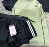 捷虎泳衣女分體泡溫泉游泳衣保守遮肚顯瘦抗氯速干兩件套 墨綠色XXL 曬單實(shí)拍圖
