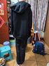 貴人鳥童裝男童秋季外套2025新款夾克女童連帽開衫秋裝兒童寬松休閑上衣 藏藍/G白K+G白右袖K 130 曬單實拍圖