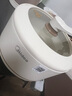 美的（Midea）電煮鍋 小電鍋 宿舍小鍋 電熱鍋 學(xué)生宿舍泡面電火鍋 多功能多用途蒸煮一體鍋電蒸鍋 1.6L 【配蒸籠】MC-XZE2017 曬單實(shí)拍圖