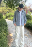 馬克華菲長(zhǎng)袖襯衫男士夏季薄款透氣冰絲上衣男款日系潮牌純色翻領(lǐng)休閑外套 曬單實(shí)拍圖
