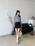斯凱奇（Skechers）芭蕾德訓鞋2025夏季新款女鞋平底休閑鞋板鞋銀色板鞋低幫185324 曬單實拍圖