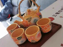 DEATKN日本瀨戶(hù)燒花茶壺功夫茶具套裝陶瓷手提泡茶壺手繪茶杯水杯禮盒裝 四杯一壺(無(wú)禮盒無(wú)托盤(pán)) 曬單實(shí)拍圖