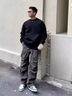 名創(chuàng)優(yōu)品復(fù)古綠色衛(wèi)衣男款春秋季純色簡約百搭外套男生330g重磅親膚套頭衫 灰豆綠(空白) L /170(推薦100-120斤) 曬單實拍圖