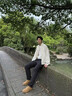 真維斯純棉工裝休閑褲男士2025夏季薄款寬松直筒美式運(yùn)動闊腿褲子 黑色 XL 【建議130-150斤】 曬單實(shí)拍圖