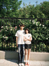 love legend情侶裝夏季2025新款短袖t恤一男一女正肩小眾百搭小眾半袖上衣服 白色+白色 M 男+S女 曬單實(shí)拍圖
