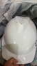 偉光 ABS安全帽  V型新國標(biāo)透氣款 防砸耐穿刺 Y型下頦帶工地建筑頭盔 白色旋鈕式【京東自營】 曬單實(shí)拍圖