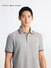 Tommy Hilfiger【輕柔感】夏季男裝透氣珠地網眼短袖T恤鑲邊翻領POLOJ9195 曬單實拍圖