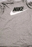 耐克(NIKE)男短袖T恤 純棉 運動(dòng)休閑 經(jīng)典簡(jiǎn)約AR5005-063調暗灰L 曬單實(shí)拍圖