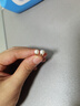 周大福 簡約時(shí)尚 925銀鑲珍珠耳釘 AQ32849 直徑約6-6.5mm 曬單實(shí)拍圖