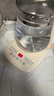 九陽（Joyoung）0膠水養(yǎng)生壺 1.5L煮茶器 玻璃花茶壺 316不銹鋼燒水壺電熱水壺 WY301 曬單實拍圖