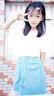 佐緋絡女童牛仔半身裙夏裝2023裙子雛菊網(wǎng)紗裙夏季女孩牛仔短裙 淺藍色 110 建議身高1米左右 曬單實拍圖