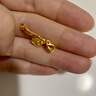 菜百首飾 黃金吊墜 小如意黃金吊墜不含鏈 計(jì)價(jià) 約2.15克七夕禮物 曬單實(shí)拍圖