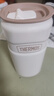 膳魔師（THERMOS）保溫杯不銹鋼隨行杯馬卡龍色系桌面水杯學(xué)生女士情侶杯子 TSK2 米白咖 440ml 曬單實(shí)拍圖