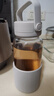 北鼎（Buydeem）玻璃杯茶水分離泡茶杯子 耐高溫水杯便攜隨手杯 男女士禮物燕麥白 曬單實(shí)拍圖