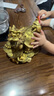 易水閣銅龍龜風(fēng)水鎮(zhèn)宅擺件八卦金錢龜黃銅龍頭龜辦公室家居客廳開業(yè)送禮 長25cm母子龍龜 曬單實(shí)拍圖
