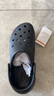 卡駱馳（crocs）經(jīng)典泡芙Clog男女一腳蹬懶人沙灘鞋 CR207521-001 37 曬單實(shí)拍圖