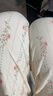 雪茜曼女士睡衣女春夏2025新款云朵棉透氣柔軟田園風(fēng)長袖開衫家居服套裝 曬單實拍圖