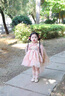 G.DUCKKIDS公主裙女童連衣裙夏季新款洛麗塔兒童裙子中國風(fēng)漢服女孩生日禮服 粉色 120 （建議身高110cm  6-7歲）c 曬單實(shí)拍圖