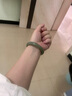 印象眸和田玉手鐲女款玉鐲子淺青玉晴水綠手鐲 手鐲 內(nèi)徑約59-60（尺寸詳詢客服） 曬單實(shí)拍圖