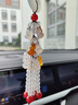 一只小鹿汽車(chē)掛件車(chē)內裝飾品小車(chē)上扣車(chē)載香水吊墜葫蘆后視鏡高檔男女平安 玉髓平安扣 1 曬單實(shí)拍圖