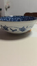 美濃燒日本原裝進(jìn)口 日式碗 面碗 創(chuàng)意8英寸青花面碗陶瓷湯碗高腳防燙 青花花集 曬單實(shí)拍圖