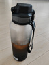 私家良品泡茶杯茶水分離噸桶噸運動(dòng)水壺大容量男士tritan耐高溫冷萃冷泡杯 黑色1600ml（大茶倉+吸管+直飲） 曬單實(shí)拍圖
