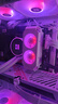 動(dòng)力火車(chē)（PowerTrain）內(nèi)存散熱器風(fēng)扇DDR4內(nèi)存條超頻DDR5白色ARGB神光同步5V3針散熱馬甲雙風(fēng)扇支架風(fēng)冷 超頻玩家 ARGB 內(nèi)存條散熱器 白色 曬單實(shí)拍圖