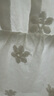 茵曼（INMAN）純棉氣質(zhì)風(fēng)琴褶花邊白襯衣女2025夏季繡花時(shí)尚千金風(fēng)短袖襯衫 米白 M 曬單實(shí)拍圖