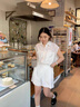 薩拉維夫 SLLAVIF套裝女松弛感輕薄無(wú)袖襯衫短褲套裝女2025夏新款氣質(zhì)寬松兩件套 氣質(zhì)白 S 曬單實(shí)拍圖